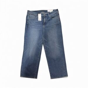 Chico's High Rise Straight Crop Jeans